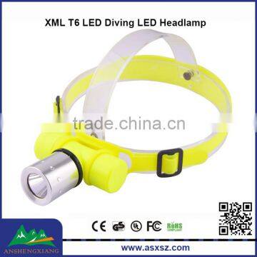 920 lm 1xCREE XML T6 LED Diving Headlamp Outdoor Waterproof High Lumens Headlamp