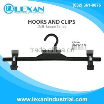 PH2015 - 15" Plastic Hanger with Plastic Hook for Bottoms, Pants, Skirts, Shorts (Philippines)