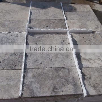 Silver Travertine Tiles from Turkey