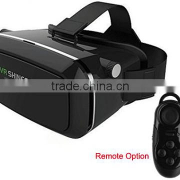 Factory Newest 2016 3D VR Box 2.0 Virtual Reality Glasses Movie Game for Samsung IOS Smartphone with free sample