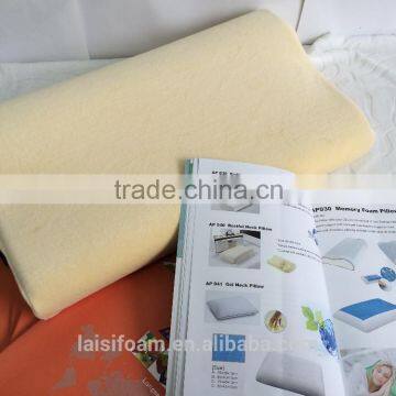 100% polyester memory foam pillow forchina facotry memory foam pillow LS-P-024 medicated pillow