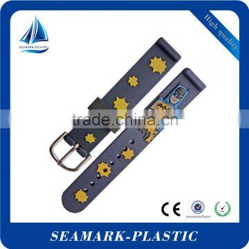 2016 Custom Silicone Rubber Wrist Watch Strap for Watches Teenagers Watch Strap