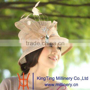 Ladies Fashion Hats Sinamay Hats for Party and Wedding in 2014