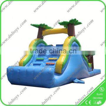 fashionable attractive inflatable pool slide bouncer