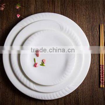 New Bone China Tableware Dinner White Round Plate and Dish for Wedding Restaurant photo-2