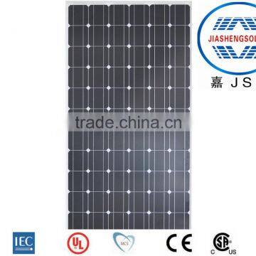 Mono solar panel 290W with 156*156 solar cell for solar system covering TUV, IEC, UL, MCS, CE, CSA,