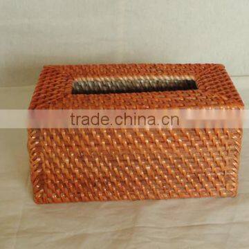 Full Rattan High Quality Tissue Box