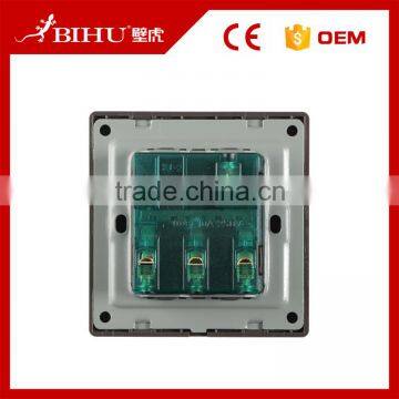 Excellent Quality BIHU Light Switch 3 Gang 2 Way Light Switch With Night Light photo-5