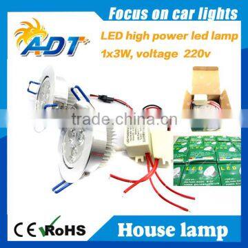 2015 Newest Hot Selling 3w Led Ceiling Light Dome Lamp 330lm Lighting for Barber Shop 90-240v photo-2