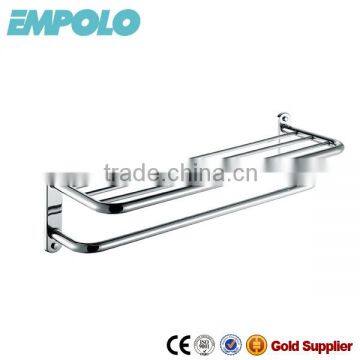 Empolo unheated towel rail of SS material, towel rack mounting hardware,towel shelf 11030