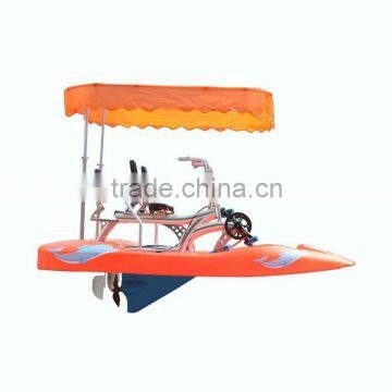 Pedal boat with awning/pedel boats for 3 people