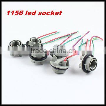 Car accessory led lamp socket 1156 BA15S adapter 12v car led bulb socket