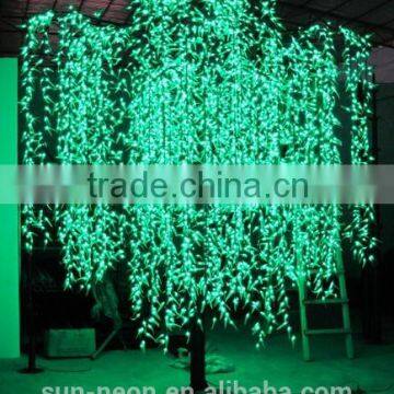 Outdoor Waterproof Artificial Led Weeping Willow Tree Lighting/ Led Lighted Willow Tree Lights photo-4