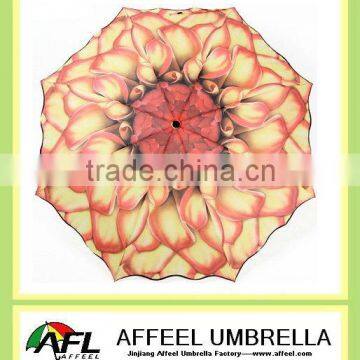 21"x8k lovely flower pattern umbrella