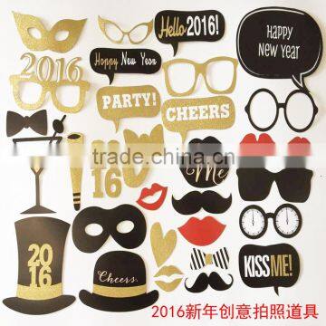 The new 2016 wedding wedding ideas Funny Paper beard sprinkled powder photographed shooting props Party Supplies