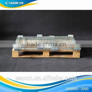 Stackable Metal Wire Containers Match Pallets photo-5