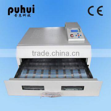 taian puhui T-962C infrared reflow oven, smd/led soldering machine, destop reflow oven