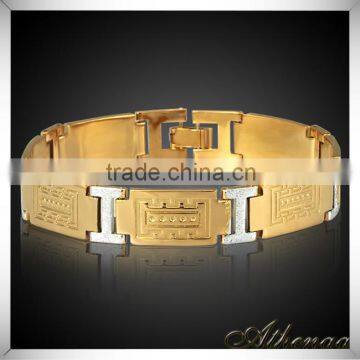 Yiwu Alibaba Wholesale Copper Best Friends Jewelry Two-tone Men Bracelet