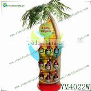 Tree shapes Wooden Printing beverage display stand YM4022W