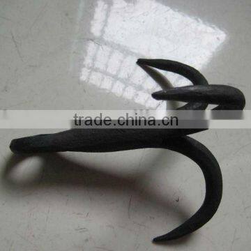 Handmade forged antique iron reenactment hanging hook