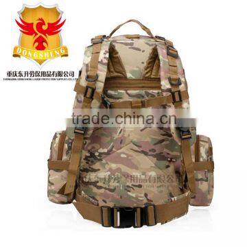 50L Camo Trekking Bag Military Camping Mountain Top Backpack