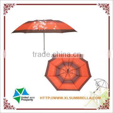 2 fold plastic automatic wholesale umbrella