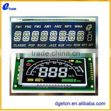 TN positive LCD display for electrocar