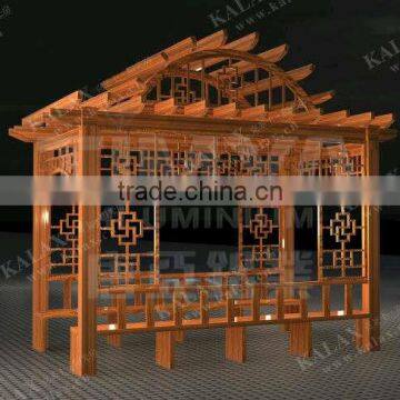 Arch Cheap Aluminium Garden Stone Column Pergola Metal