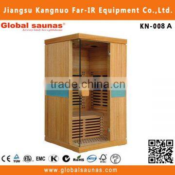 far infrared therapy half body fir sauna bath wooden room KN-008A