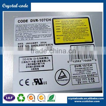 Eco-friendly prompt delivery heat-resistant anti-ultraviolet ESD label