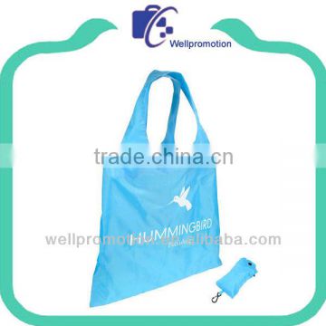 promotional nylon folding bag with pouch