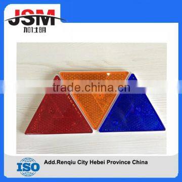 Top Sale Truck Triangle Colorful Plastic Warning Reflectors photo-2