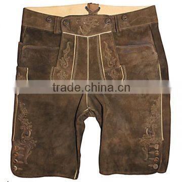 lederhosen, bavarian shorts, bavarian fashion garments, goat suede short,,leather pants,