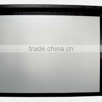 Manufacturer Supply 100" 16:9, White Video Fabric electric Tab-Tension Projection Screen with Tubular Motor