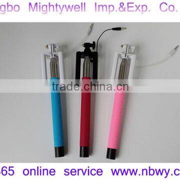 Extendable and Foldable Wired Selfie Stick,Colourfull Monopod Selfie-stick