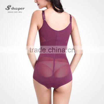 S-SHAPER Full Body Briefer Open Bust Lingerie Bodysuits Seamless Shapewear photo-6