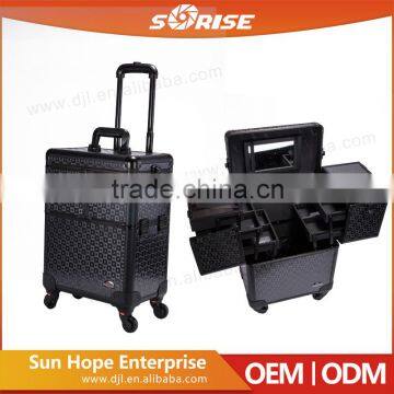 aluminum trolley makeup cases