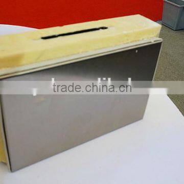 Cold storage insulated pu panel with 0.8mm stainless steel