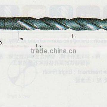 HSS morse taper shank twist drill regular length