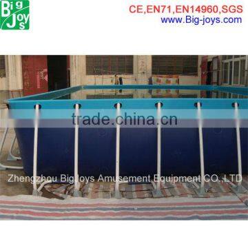 Cheap Price Above Ground Swimming Pool,rectangular Metal Frame Pool photo-4