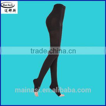 2015 Wholesale Black Knitted Medical Compression Stocking