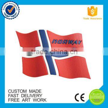 National flag 3d customized soft pvc fridge magnet wholesale