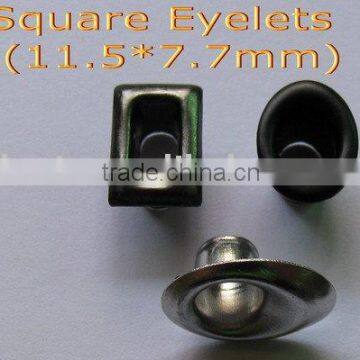 square eyelet, rectangle eyelet