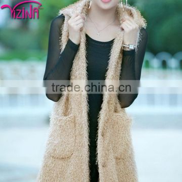 Ladies cheap sheepskin fur waistcoat