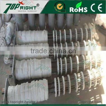 energy saving Ceramic heating bobbin heater for extruded