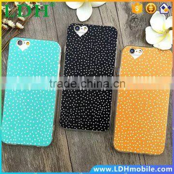 Hot Sale Simple Fashion Polka Dot Cases For iPhone6 6S plus iPhone6 4.7/5.5 Ultra Thin Phone Cases Back Covers For iPhone6 Case