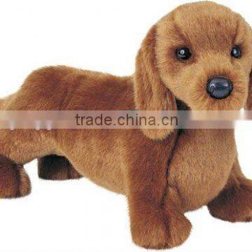 cute and soft Gretel Red Dachshund stuffed dog