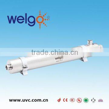 Home water filtration unit system with UV Disinfection