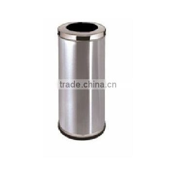 Stainless Steel Round Waste Bin c/w Open Top