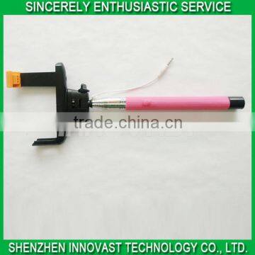 3.5mm Audio Cable Wired Monopod Selfie Stick With Beautiful Appearance photo-3